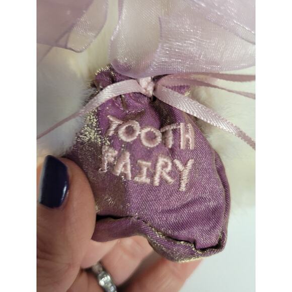 Boyds Toof Beary Boyds Bears Tooth Fairy Bear #903016 2002 Retired  Purple White - Picture 2 of 13